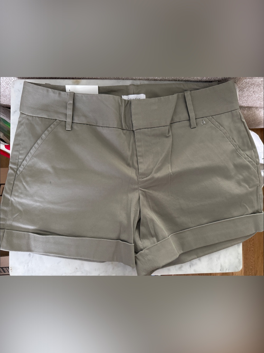 Calvin Klein women’s Olive Khaki Dress Chinos
